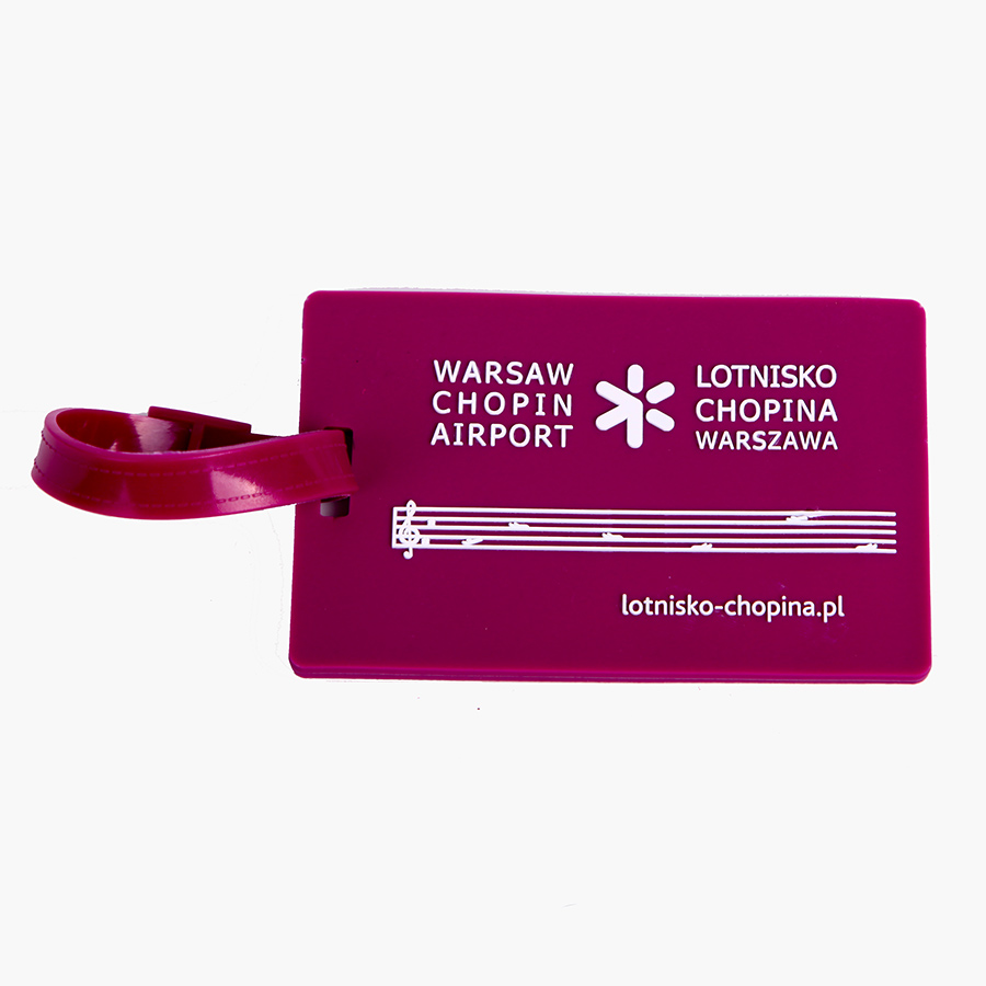 PVC poggyászcímkék
