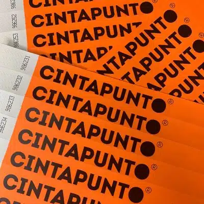 Cinta® Prémium Karszalagok Rendezvényekhez Fekete Nyomattal