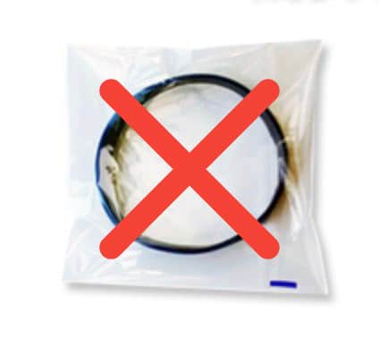 Műanyag zacskó nélkül
